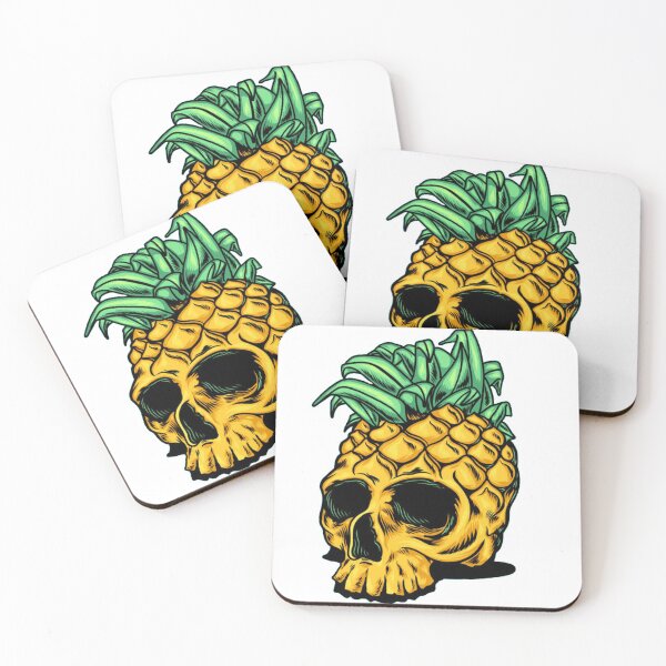 Item preview, Pineapple Skull designed and sold by dailygreentalk.