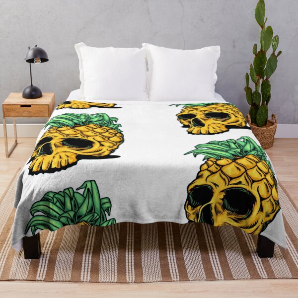 Item preview, Pineapple Skull designed and sold by dailygreentalk.
