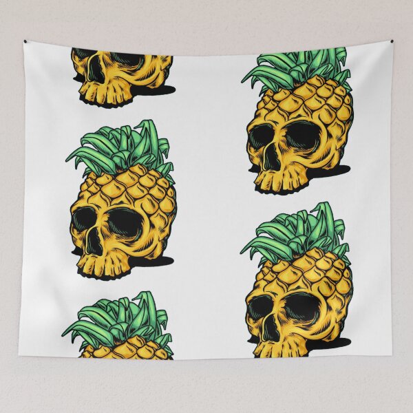 Item preview, Pineapple Skull designed and sold by dailygreentalk.
