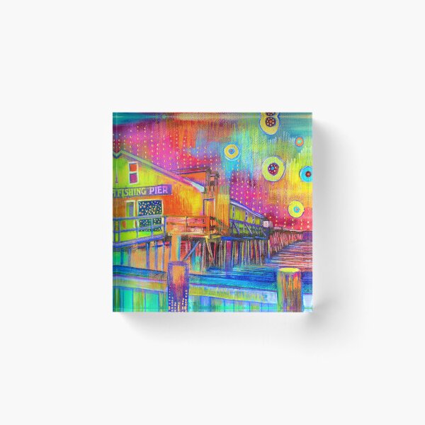 Item preview, Avalon Pier designed and sold by Carolina  Coto Art.