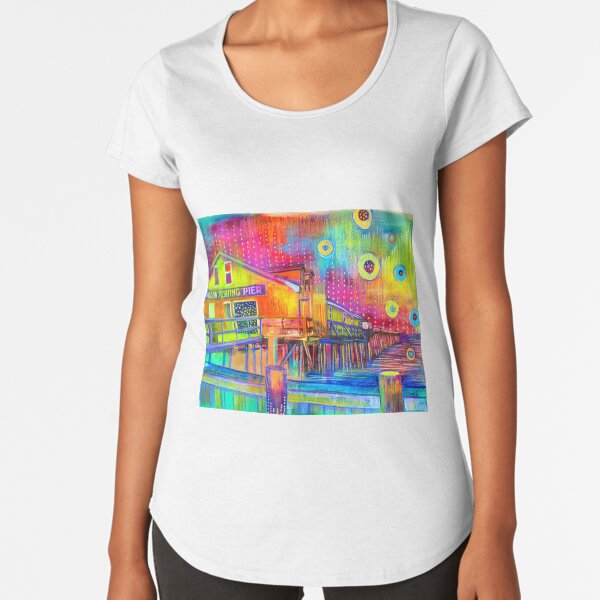 Avalon Pier Premium Scoop T-Shirt