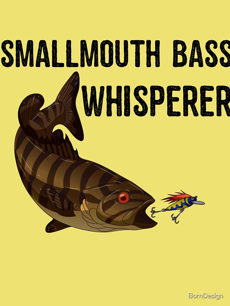 Smallmouth Bass Whisperer  Funny Fisher Fishing Kids T-Shirt for
