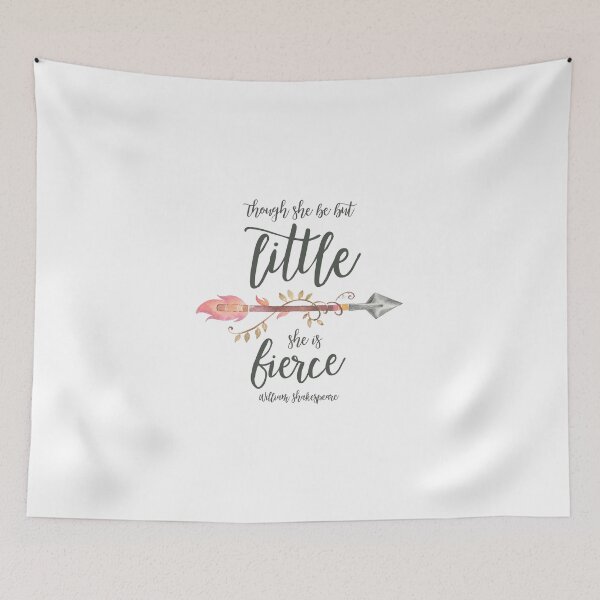 Item preview, Little and Fierce Shakespeare quote designed and sold by tiffne.