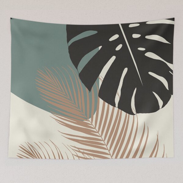 Artikelvorschau, Minimal Monstera Palm Finesse # 1 #tropisch #decor #art entworfen und verkauft von Anita's & Bella's Art.