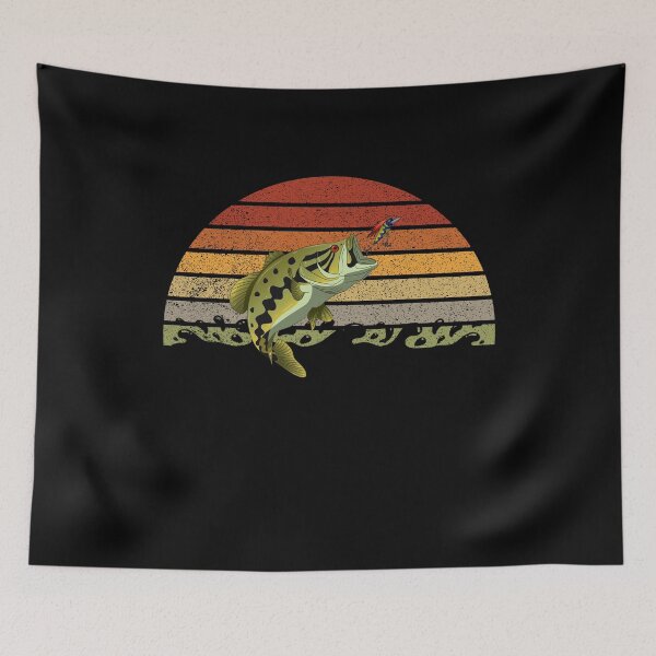 Item preview, Vintage Largemouth Bass Chasing Lure Crankbait designed and sold by BornDesign.
