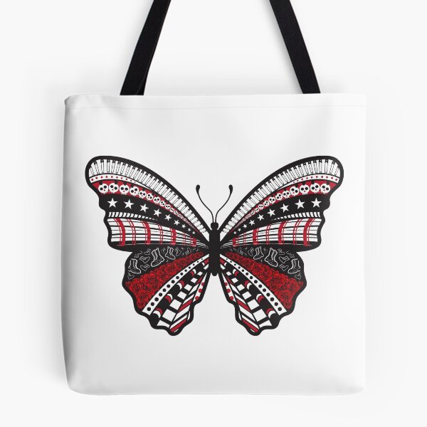 Item preview, Punk Butterfly In Red And Black And White designed and sold by J Teachey.