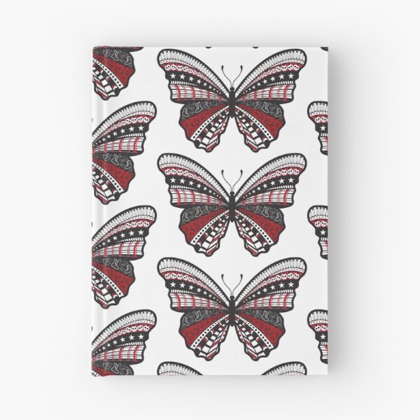 Item preview, Punk Butterfly In Red And Black And White designed and sold by J Teachey.