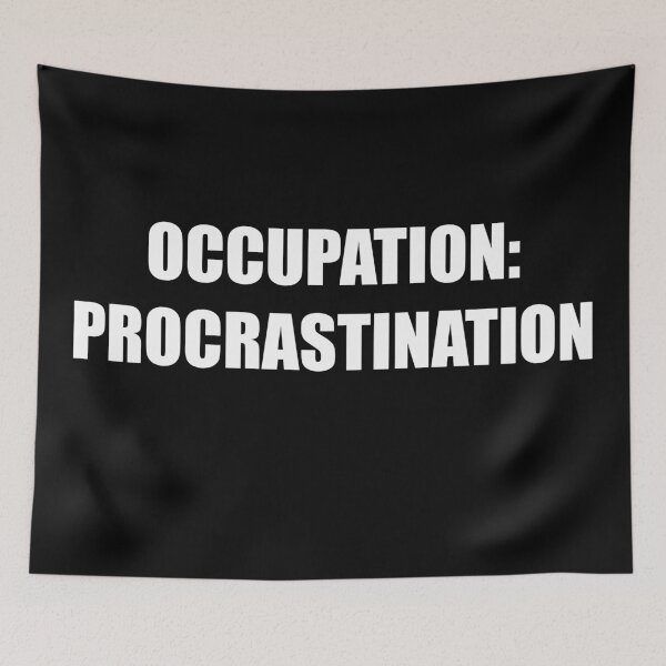 Item preview, procrastinator designed and sold by Zos Design.