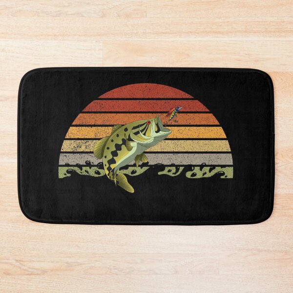 Item preview, Vintage Largemouth Bass Chasing Lure Crankbait designed and sold by BornDesign.