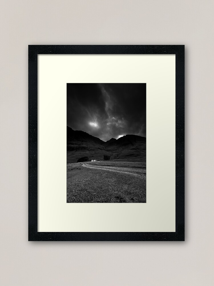 Alternate view of Twin cottages Framed Art Print