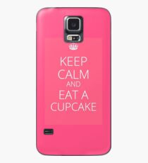 cupake slogan Case/Skin for Samsung Galaxy