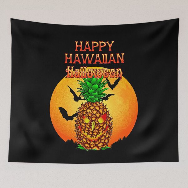 Item preview, Happy Hawaiian Halloween Pineapple Skull designed and sold by Packrat.