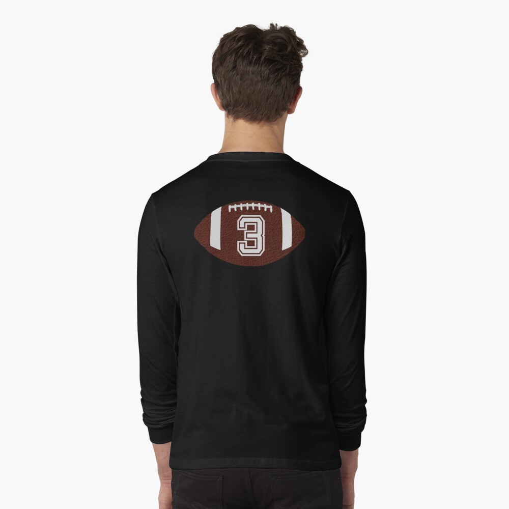 American Football Jersey No 3 Back Number #3 Kids T-Shirt by