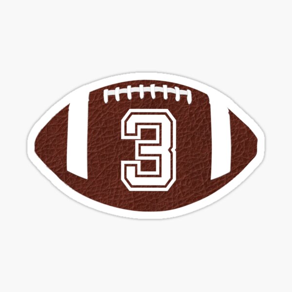 2 NFL FOOTBALL BUILD YOUR TEAM JERSEY STICKERS 3x3.5 ADD YOUR NAME &  NUMBER!