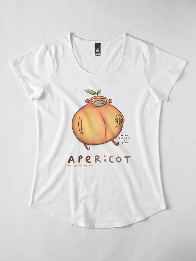 Alternate view of Apericot Premium Scoop T-Shirt