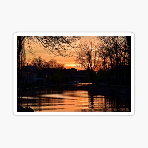 Sunset at the Bega Sticker