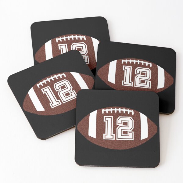 Item preview, American Football Jersey No 12 Uniform Back Number #12 designed and sold by theshirtinator.