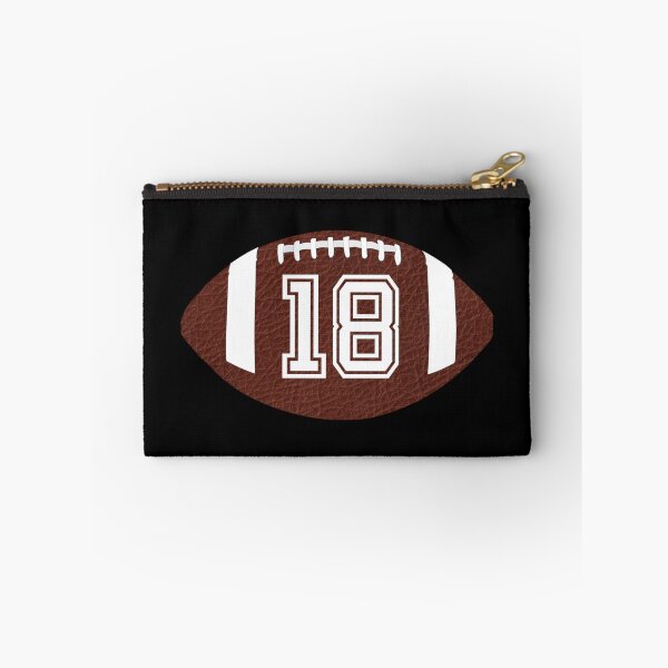 Item preview, American Football Jersey No 18 Uniform Back Number #18 designed and sold by theshirtinator.