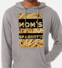 Mom's Spaghetti Print Lightweight Hoodie