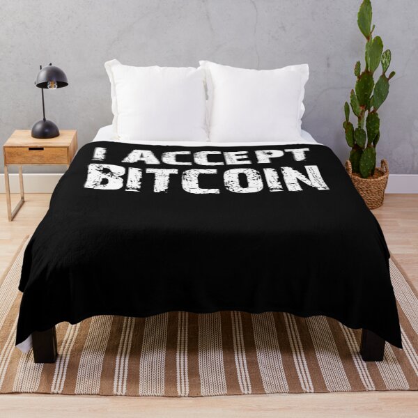 Item preview, I Accept Bit Coin Crypto Currency designed and sold by BiagioDeFranco.