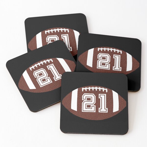Item preview, American Football Jersey No 21 Uniform Back Number #21 designed and sold by theshirtinator.
