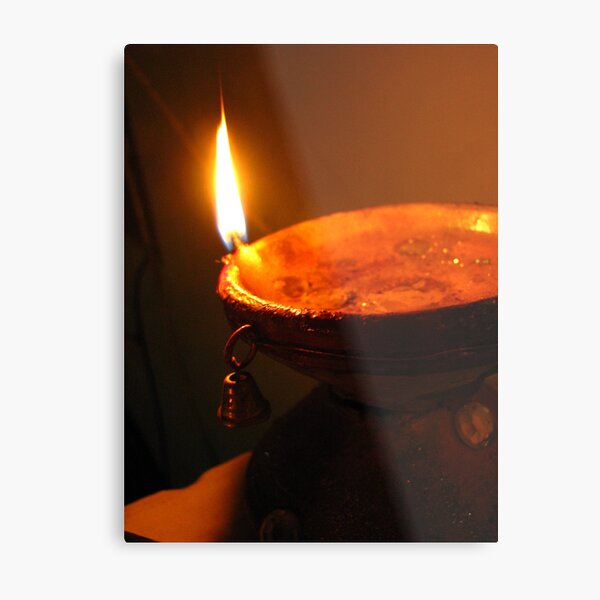 Diya Metal Print