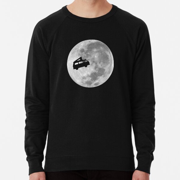 Cool Westfalia/Joker Campervan Bus T3 Go Westy to the moon red Lightweight Sweatshirt