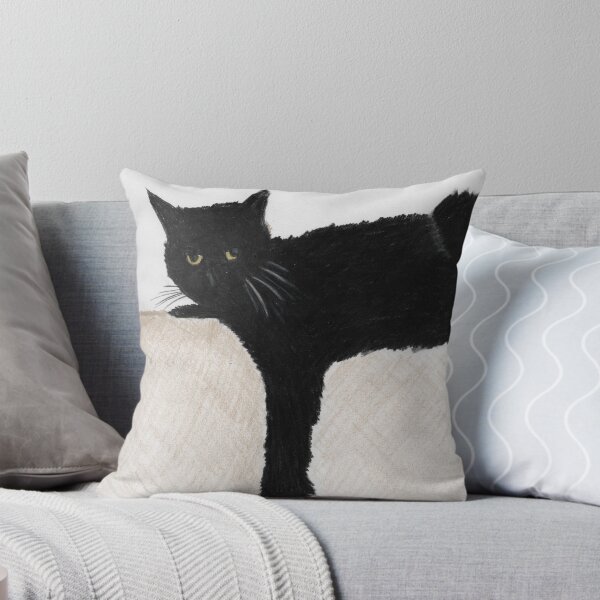 Item preview, chilled black cat designed and sold by Any Art Netty .