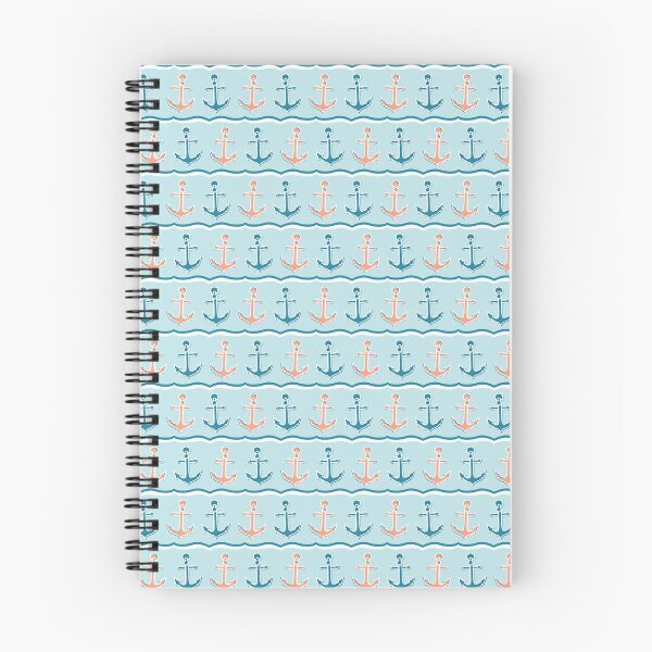 Item preview, Cute stripe marine anchor seamless vector pattern.  designed and sold by Limolida.