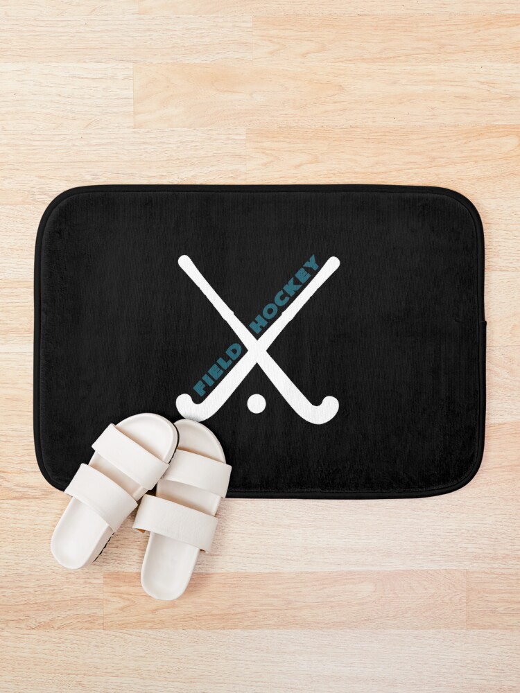 "Field Hockey" Bath Mat by KoolMoDee Redbubble