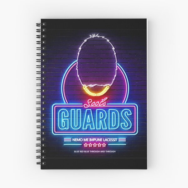 Item preview, Scots Guards Neon Lighting Effect designed and sold by BlueRedBlue.