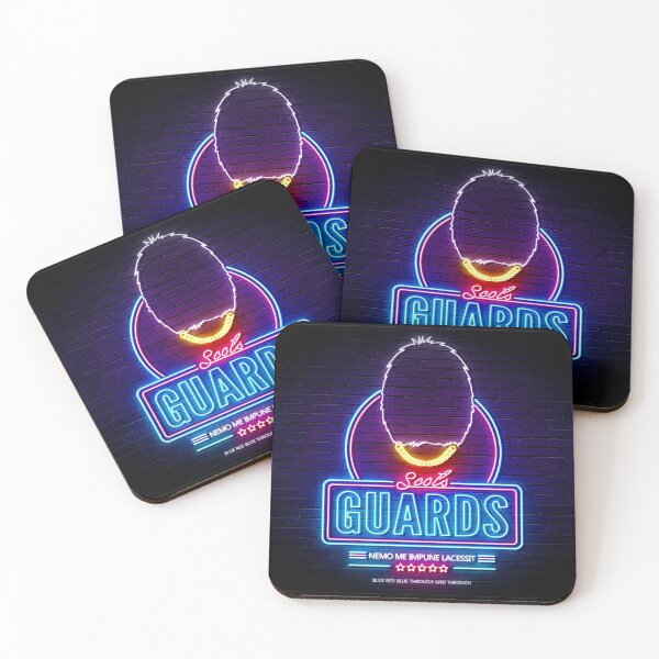 Item preview, Scots Guards Neon Lighting Effect designed and sold by BlueRedBlue.