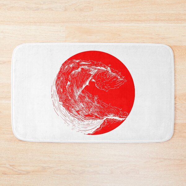 Item preview, Asian water waves drawing. designed and sold by emphatic.