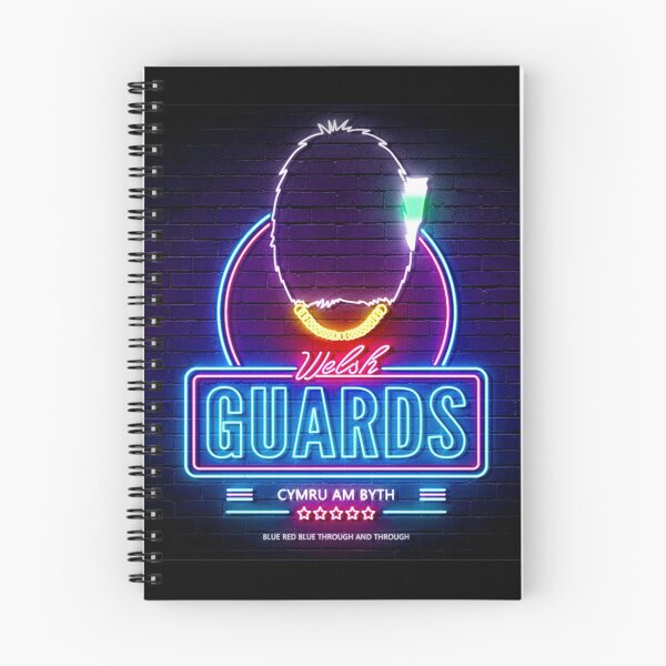 Item preview, Welsh Guards Neon Lighting Effect designed and sold by BlueRedBlue.