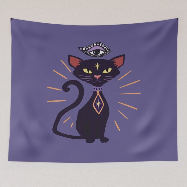 Item preview, Witch's Feline Friend designed and sold by machmigo.