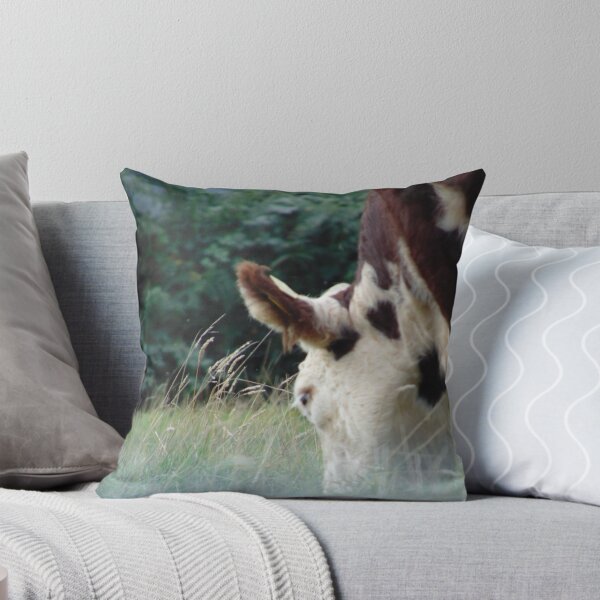 Item preview, Hereford cow grazing grassland  designed and sold by FastRapidash.