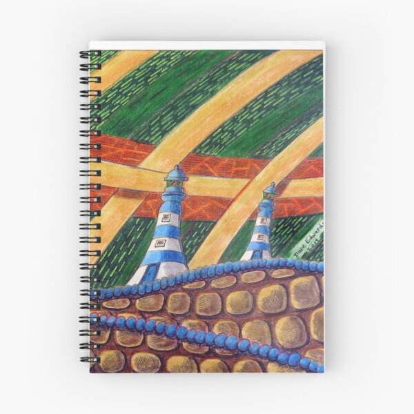 Item preview, 451 - THE FOUR LIGHTHOUSES - COLOURED PENCILS - DAVE EDWARDS - 2019 designed and sold by BLYTHART.