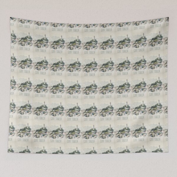 Item preview, San Francisco Watercolor Style, Coit Tower designed and sold by MaplewoodMerch.