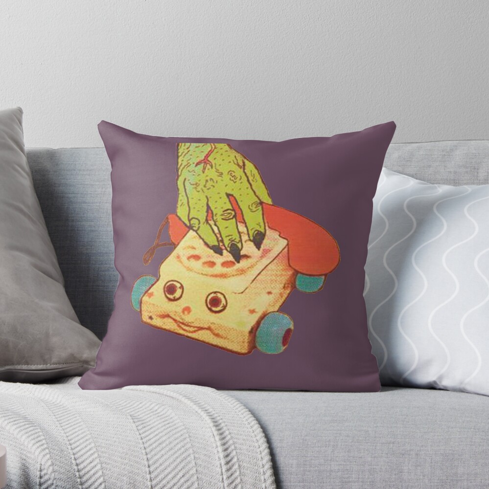 Thee Oh Sees Castlemania Throw Pillow By Kyhro Redbubble