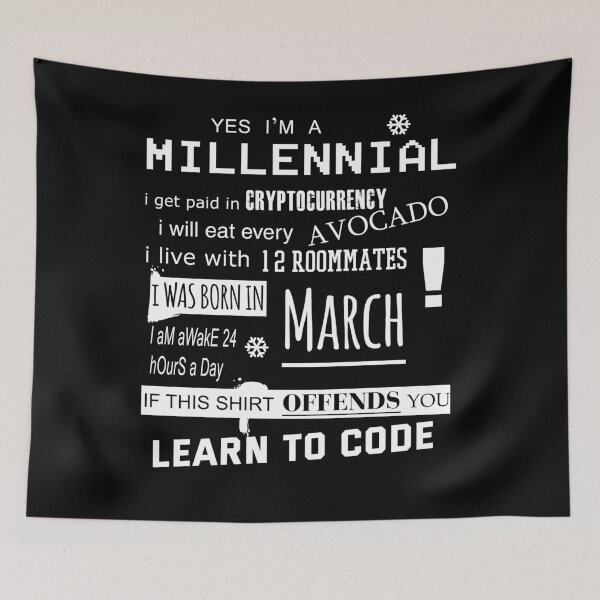 Item preview, Yes i am a Millennial - I was born in March designed and sold by T UNIQUE.