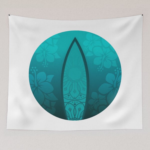 Item preview, Teal Surfboard designed and sold by amarielaeglas.