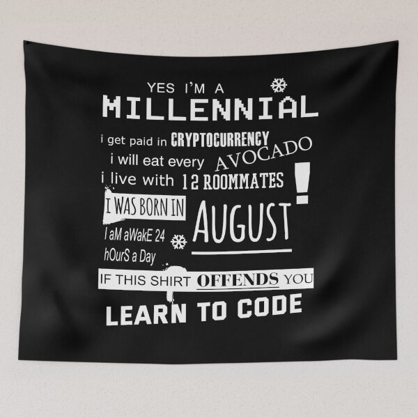 Item preview, Yes i am a Millennial - I was born in August designed and sold by T UNIQUE.