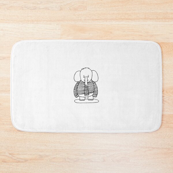 Item preview, elephant with sweater designed and sold by artzimm.