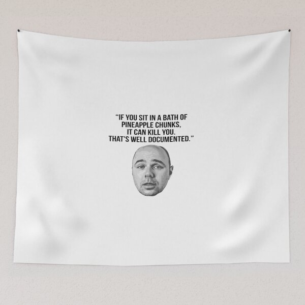 Item preview, Karl Pilkington Quote: "If you sit in a bath of pineapple chunks..." designed and sold by AshGrove.
