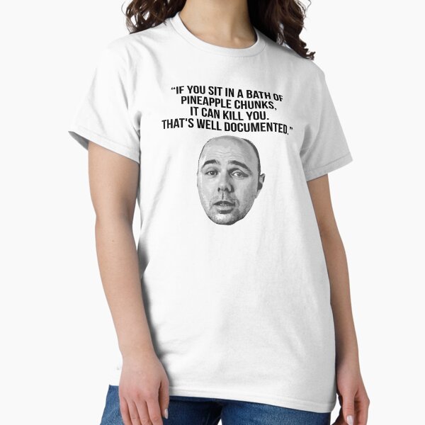 Item preview, Karl Pilkington Quote: "If you sit in a bath of pineapple chunks..." designed and sold by AshGrove.