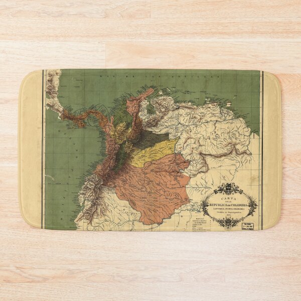 Item preview, Carta de la republica de Colombia (1886) designed and sold by allhistory.