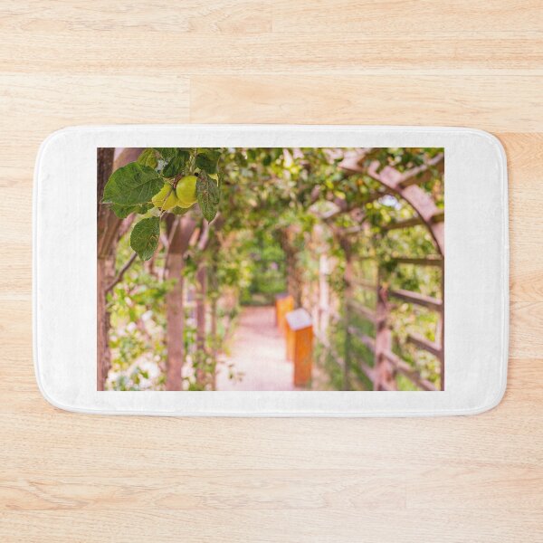 Item preview, summer time apple yard scene beautiful  designed and sold by kwn1804.