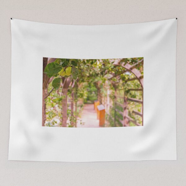 Item preview, summer time apple yard scene beautiful  designed and sold by kwn1804.