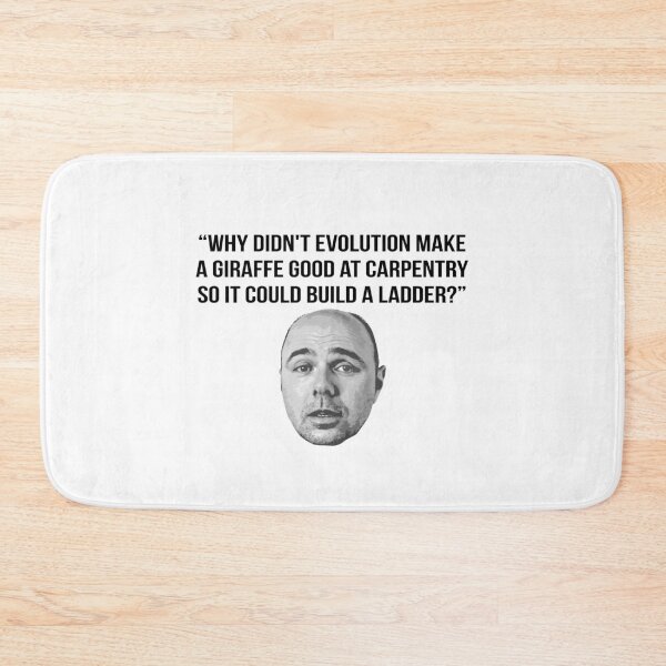 Item preview, Karl Pilkington Quote: "Why didn't evolution make a giraffe good at carpentry..." designed and sold by AshGrove.