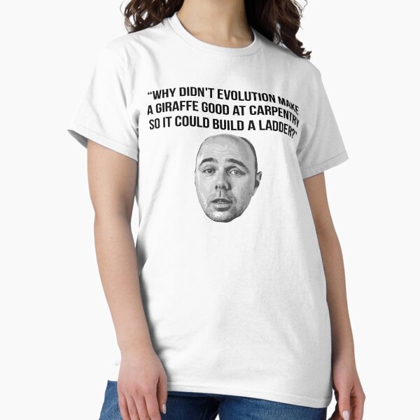 Item preview, Karl Pilkington Quote: "Why didn't evolution make a giraffe good at carpentry..." designed and sold by AshGrove.